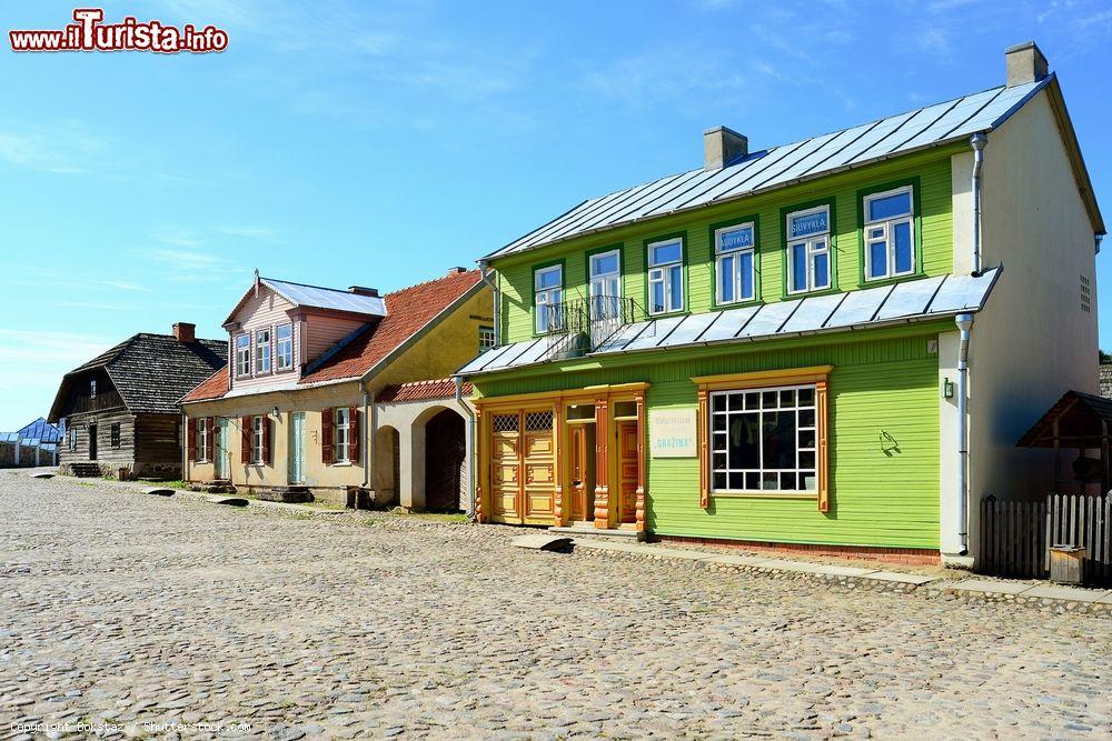 Immagine Architettura lituana nella città di Rumsiskes: qusta graziosa cittadina di 2 mila abitanti sorge una ventina di chilometri a est di Kaunas - © Bokstaz / Shutterstock.com