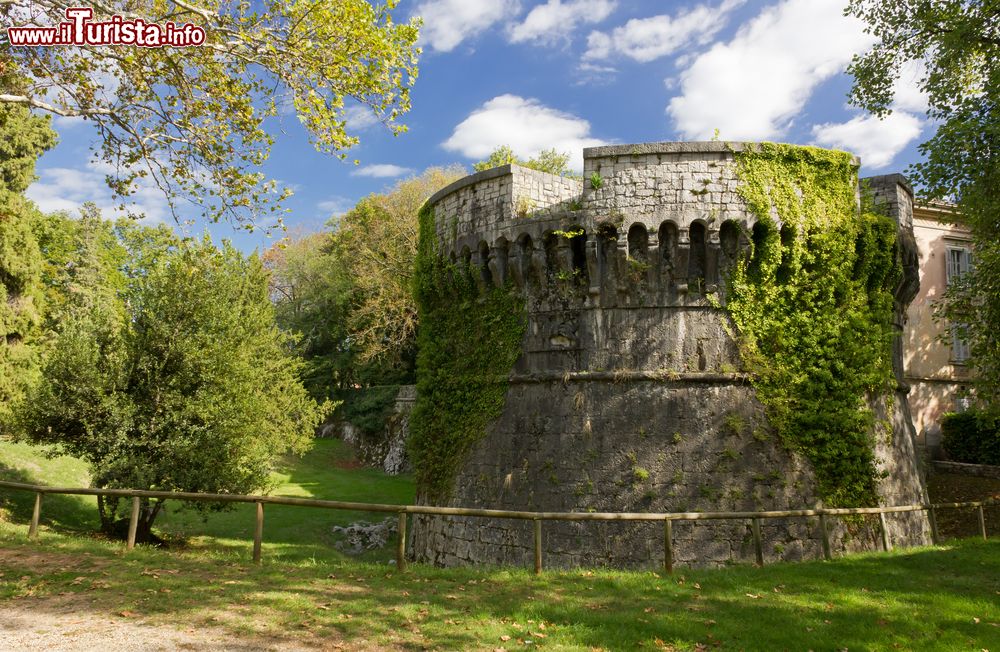 Immagine Architettura medievale nella città di Gradisca d'Isonzo, Friuli Venezia Giulia.