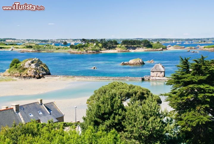 Immagine Arcipelago dell'isola di Brehat in Bretagna nel nord della Francia