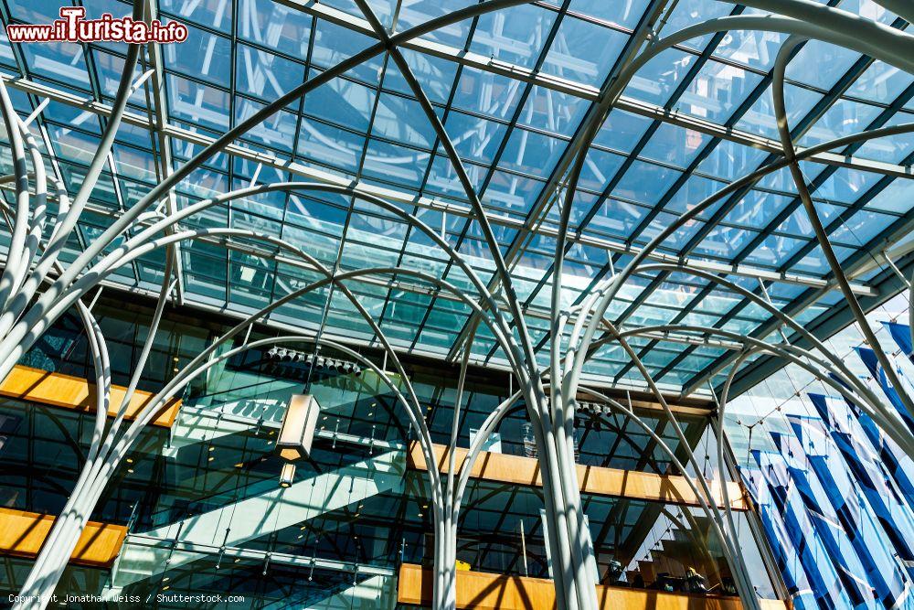 Immagine L'atrio in vetro dell'Indianapolis Central Library, Indiana (USA) - © Jonathan Weiss / Shutterstock.com