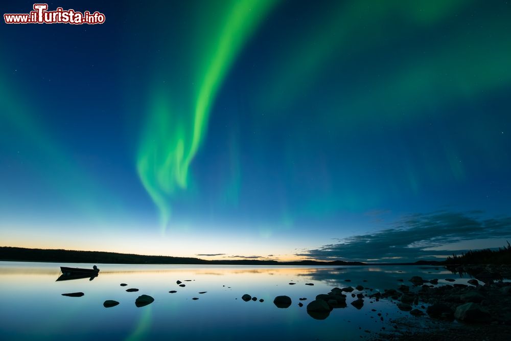 Immagine Aurora Boreale nei Territori del Nord-Ovest in Canada