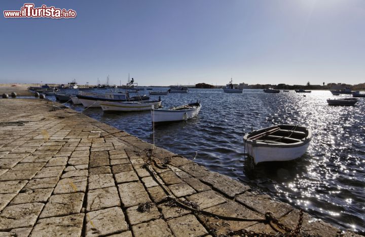 Immagine Banchina del porto di Marzamemi, Sicilia - Per chi desidera andare alla scoperta degli scorci più suggestivi del borgo siciliano da non perdere è una bella passeggiata lungo la banchina del porto © Angelo Giampiccolo / Shutterstock.com