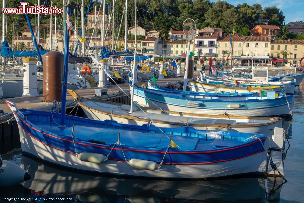 Immagine Barche da pesca ormeggiate al porticciolo di Saint-Mandrier-sur-Mer, Francia - © barmalini / Shutterstock.com