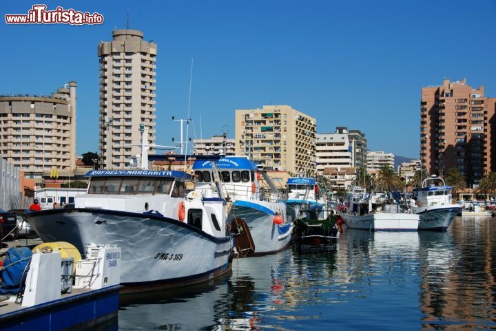 Immagine Barche da pesca ormeggiate al porto di Fuengirola, Malaga, Spagna - © Arena Photo UK / Shutterstock.com