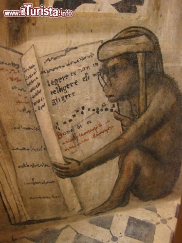 Immagine Biblioteca Alberi, un particolare di un codice miniato