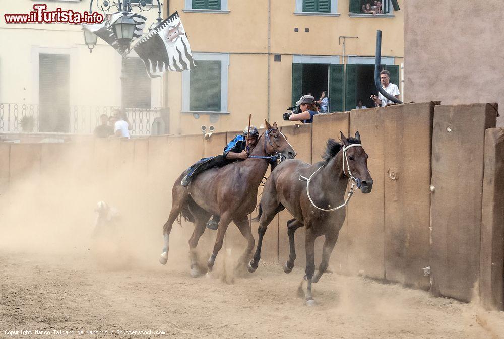 Immagine Bientina, Toscana: i cavalli allo storico palio cittadino, in provincia di Pisa - © Marco Taliani de Marchio / Shutterstock.com