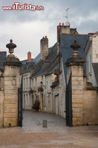 Immagine Il Borgo di Azay-le-Rideau nei pressi del Castello, Loira, (Francia) - Essendo stata classificata come una delle fortezze più belle del dipartimento di Indre-et-Loire, anche il circondario non poteva che esserne all'altezza. Anche perché, per dare l'appellativo di monumento storico e per essere classificato come tale, anche il Borgo in cui sorge diventa fondamentale. Il circondario infatti non manca di riflettere lo spirito dello schema urbano, dove si respira una patina di antico unita ad un'aria culturale generale, che eleva le componenti edilizie più semplici arricchendole di particolari visivamente gradevoli - © CBH / Shutterstock.com