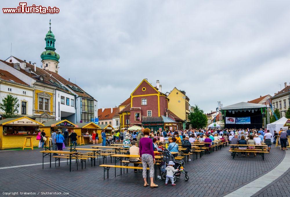 Immagine Boulevard Varkerulet, il viale principale del centro storico di Sopron, Ungheria - © trabantos / Shutterstock.com