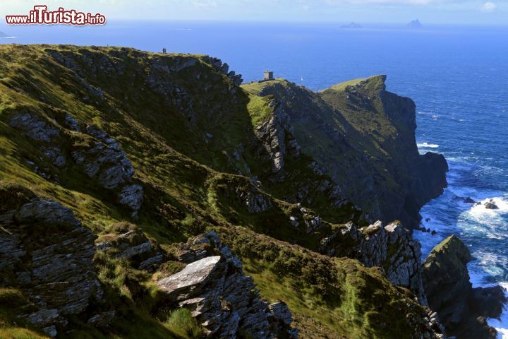 Immagine Bray Head le rocce selvagge nei dintorni di Portmagee in Irlanda