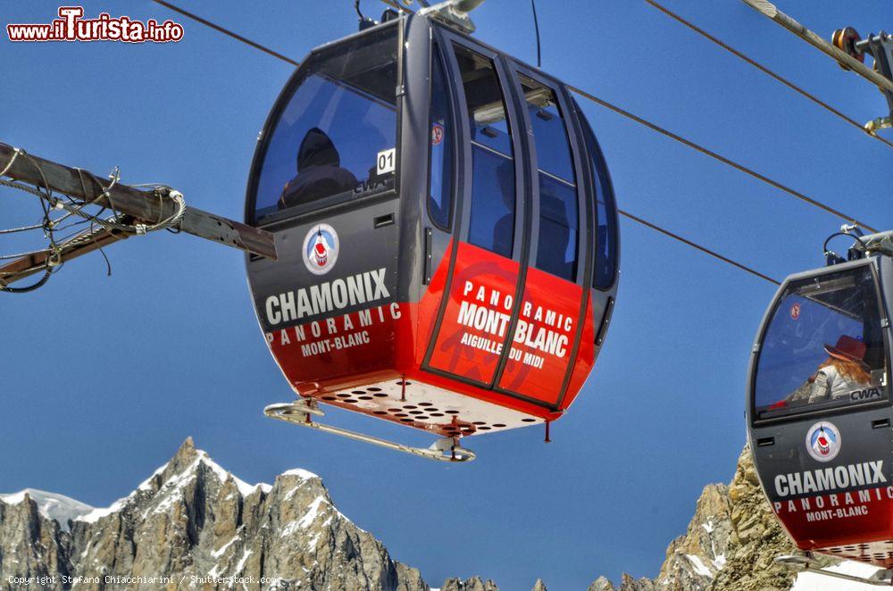 Immagine Cabinovia panoramica di Chamonix sul Monte Bianco, Francia - © Stefano Chiacchiarini / Shutterstock.com