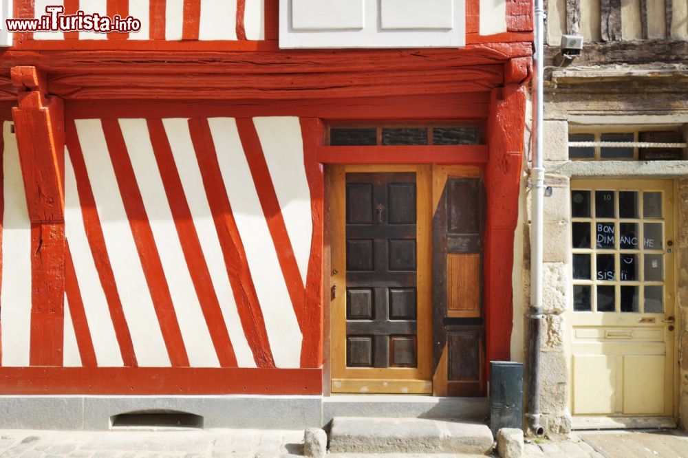 Immagine Casa a graticcio nel centro di Rennes in Bretagna (Francia).