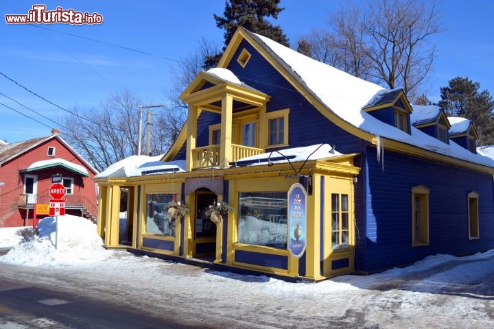 Immagine Casa a Baie-Saint-Paul: le casette ed i negozi a Baie Saint-Paul hanno un aspetto magico da cartolina; in qujesto caso siamo in Rue St.Jean Baptiste, la via principale del paese.