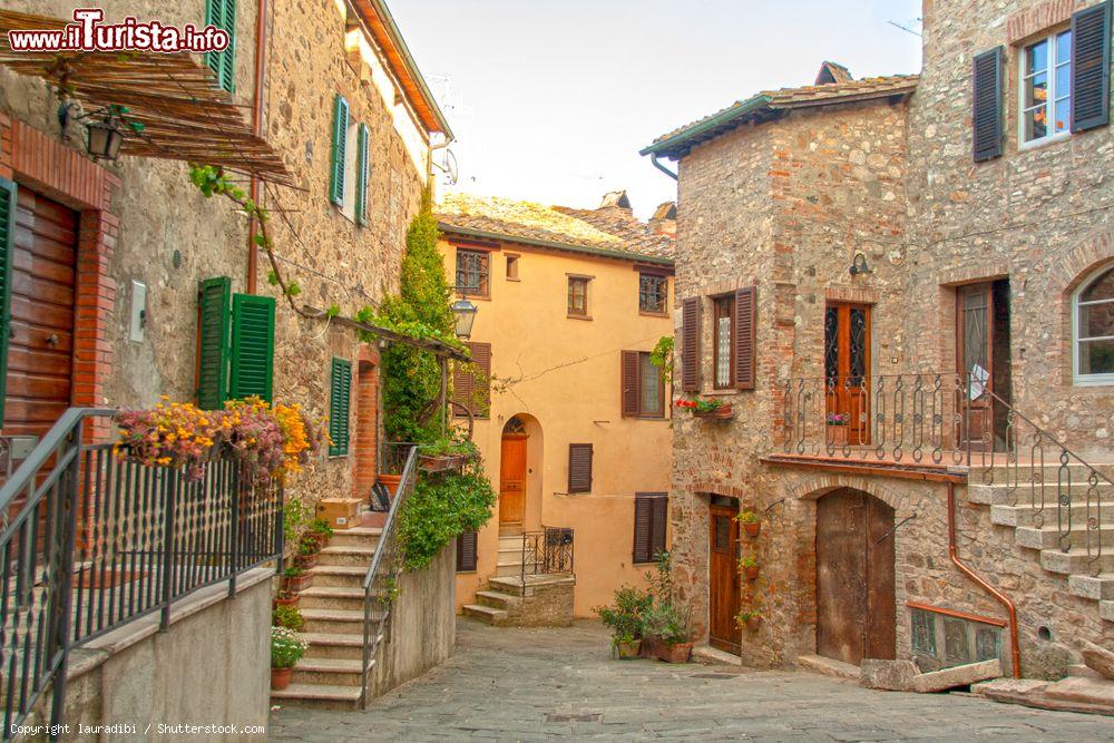 Immagine Case del borgo di Castiglione d'Orcia, in provincia di Siena (Toscana) - © lauradibi / Shutterstock.com