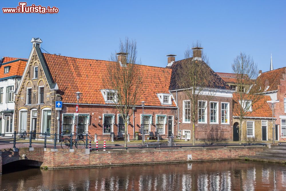 Immagine Case in mattoni nel centro storico di Sneek, Olanda.