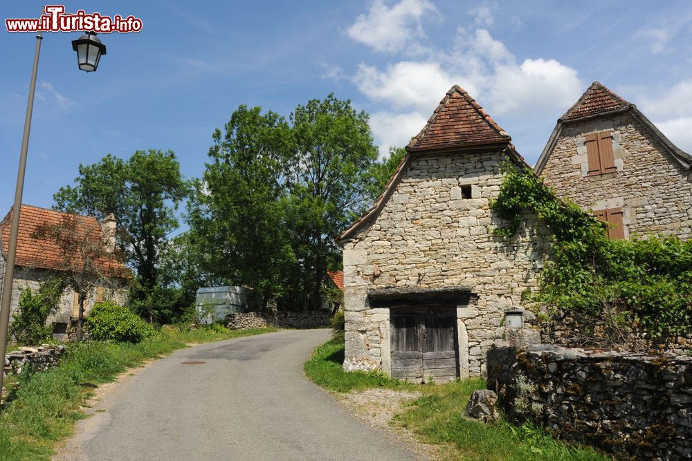 Immagine Case in pietra nel borgo di Castelnaud la Chapelle in Dordogna, regioe Aquitania (Francia)