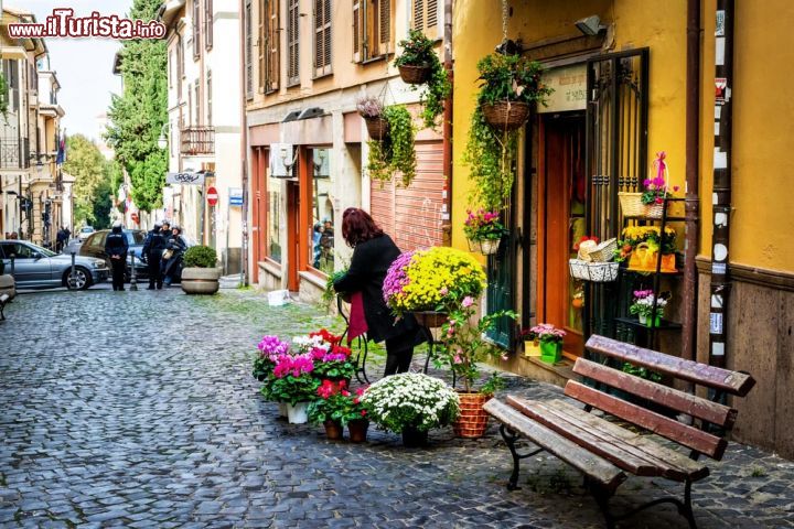 Immagine Castelli Romani: uno scorcio del centro di Grottaferrata - © nomadFra / Shutterstock.com