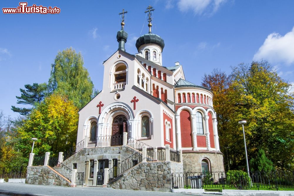 Immagine Chiesa ortodossa nella cittadina termale di Marianske Lazne (Marienbad), Repubblica Ceca.