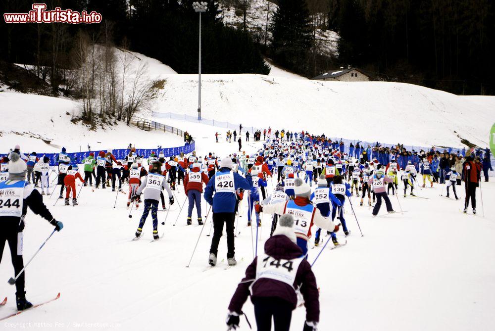 Immagine Corsa di sci di fondo sulle nevi di Tesero in Trentino - © Matteo Fes / Shutterstock.com