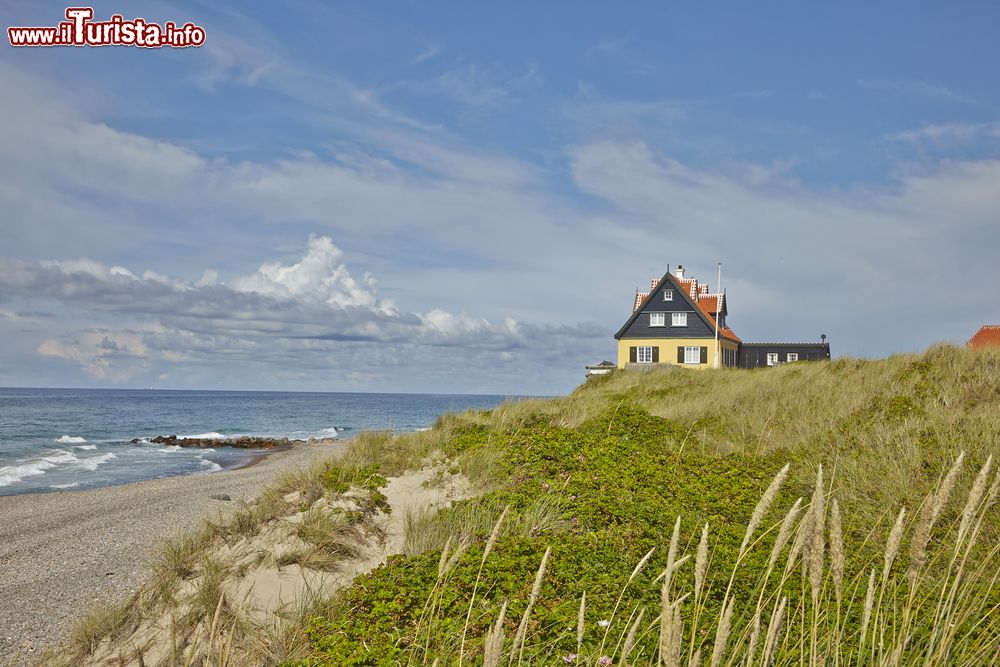 Immagine La costa di Skagen sul Mare del Nord, Danimarca. Il centro abitato fa parte del Comune di Frederikshavn.