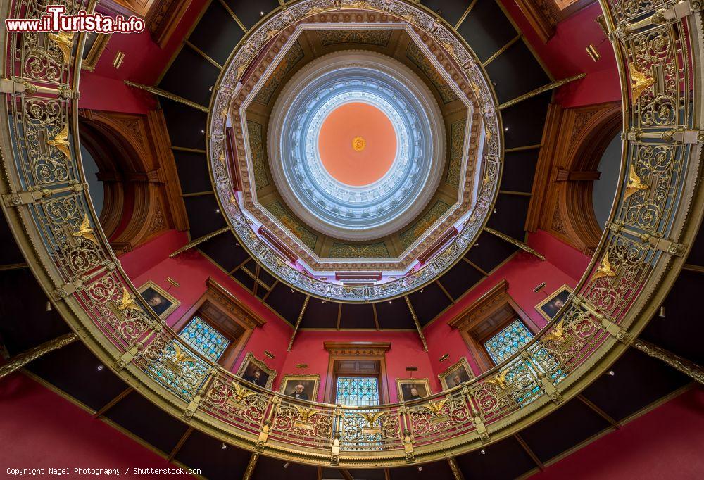 Immagine La cupola interna della rotonda al New Jersey State House di Trenton, New Jersey - © Nagel Photography / Shutterstock.com