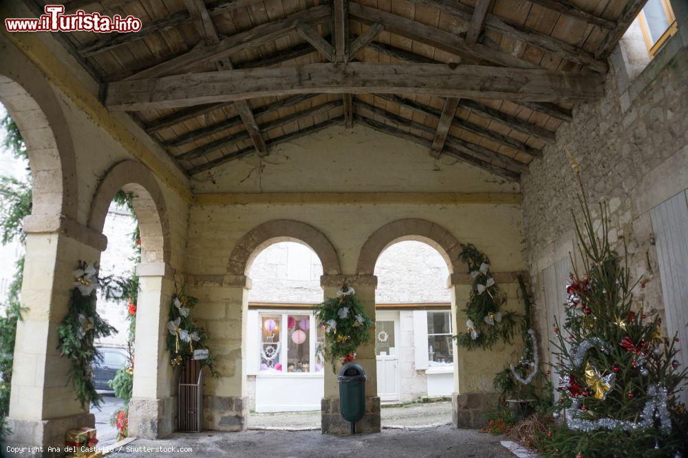 Immagine Decorazioni natalizie a Issigeac, villaggio a sud-est di Bergerac, Aquitania (Francia) - © Ana del Castillo / Shutterstock.com