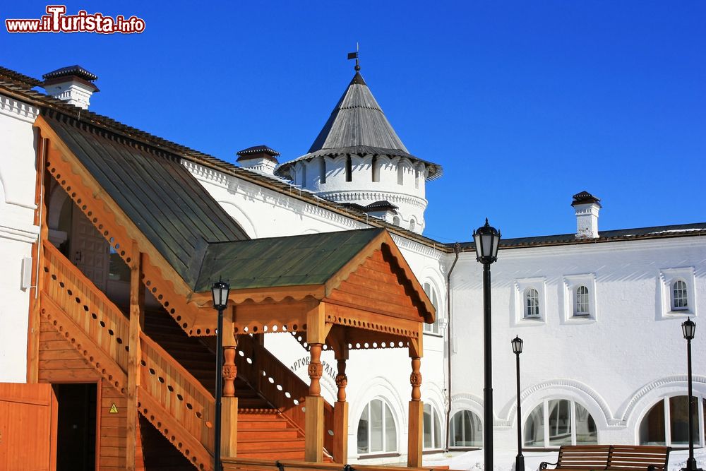 Immagine Un dettagio architettonico del cremlino a Tobolsk, Russia.
