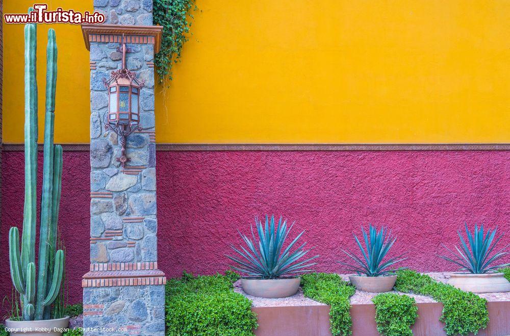 Immagine Dettagli architettonici nel centro di San Miguel de Allende, Messico. Dal 2008, questa località fa parte del Patrimonio dell'Umanità dell'Unesco - © Kobby Dagan / Shutterstock.com