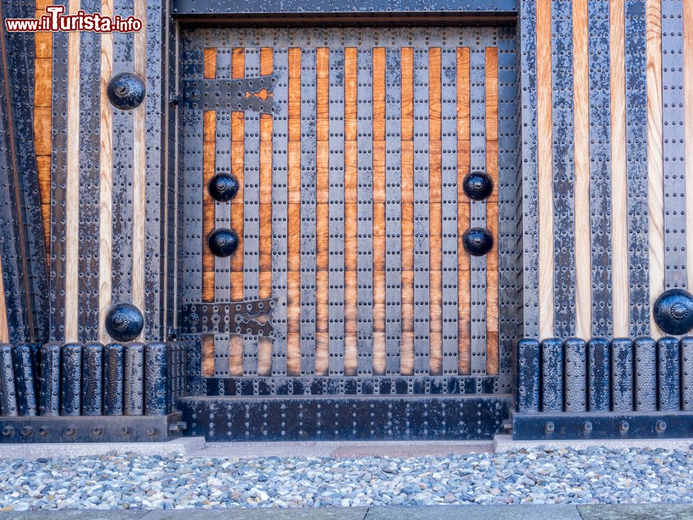 Immagine Dettagli della porta del castello di Kanazawa, Giappone.