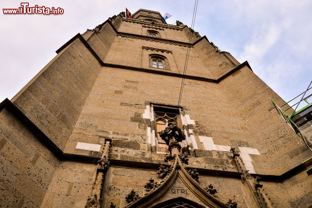 Immagine Dettagli gotici nell'architettura religiosa della città di Donauworth, Germania. 