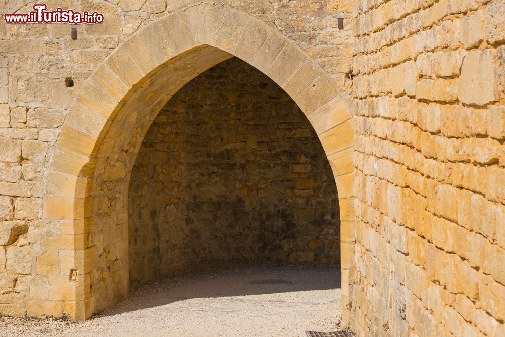 Immagine Dettaglio del castello medievale di Beynac-et-Cazenac, Francia.