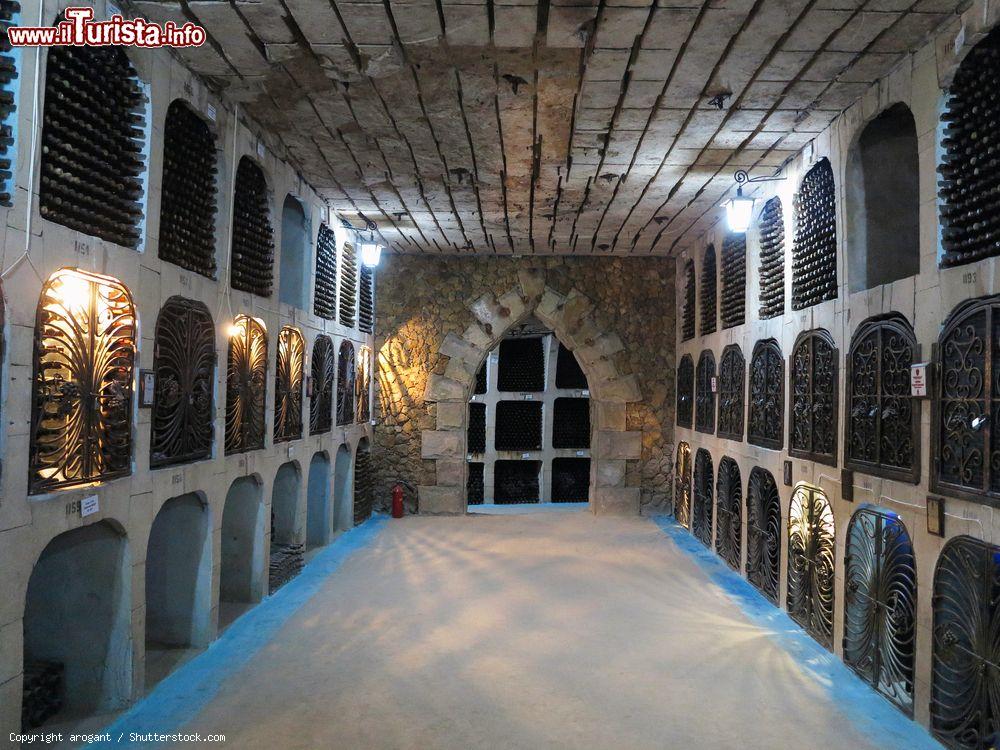 Immagine Dettaglio delle cantine di Milestii Mici, Moldavia, le più grandi al mondo. Sono oltre 2 milioni le bottiglie di vino conservate in questa cantina dei record, iscritta dal 2005 nel Guinness dei Primati - © arogant / Shutterstock.com