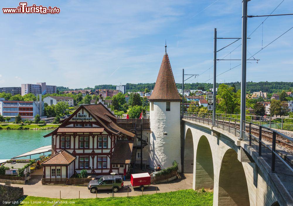 Immagine Edifici nella vecchia città di Bremgarten, Canton Argovia, Svizzera - © Denis Linine / Shutterstock.com