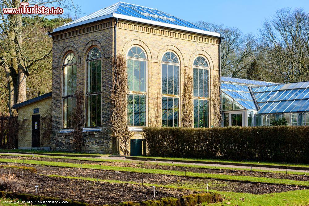 Immagine L'edificio dell'Orangerie al giardino botanico di Lund, Svezia. Situata nelle immediate vicinanze del centro, è una delle principali attrazioni turistiche della città - © Imfoto / Shutterstock.com