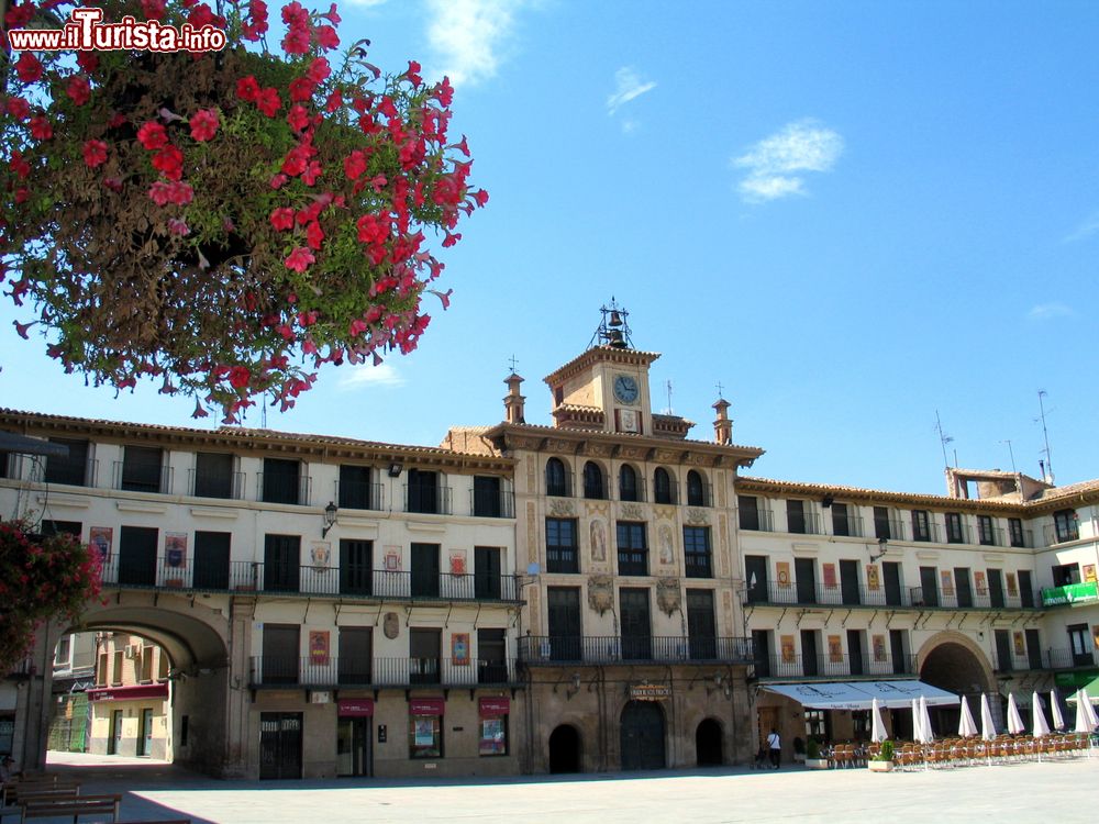 Immagine Un elegante edificio nel centro di Tudela, cittadina della Comunità Autonoma della Navarra (Spagna).