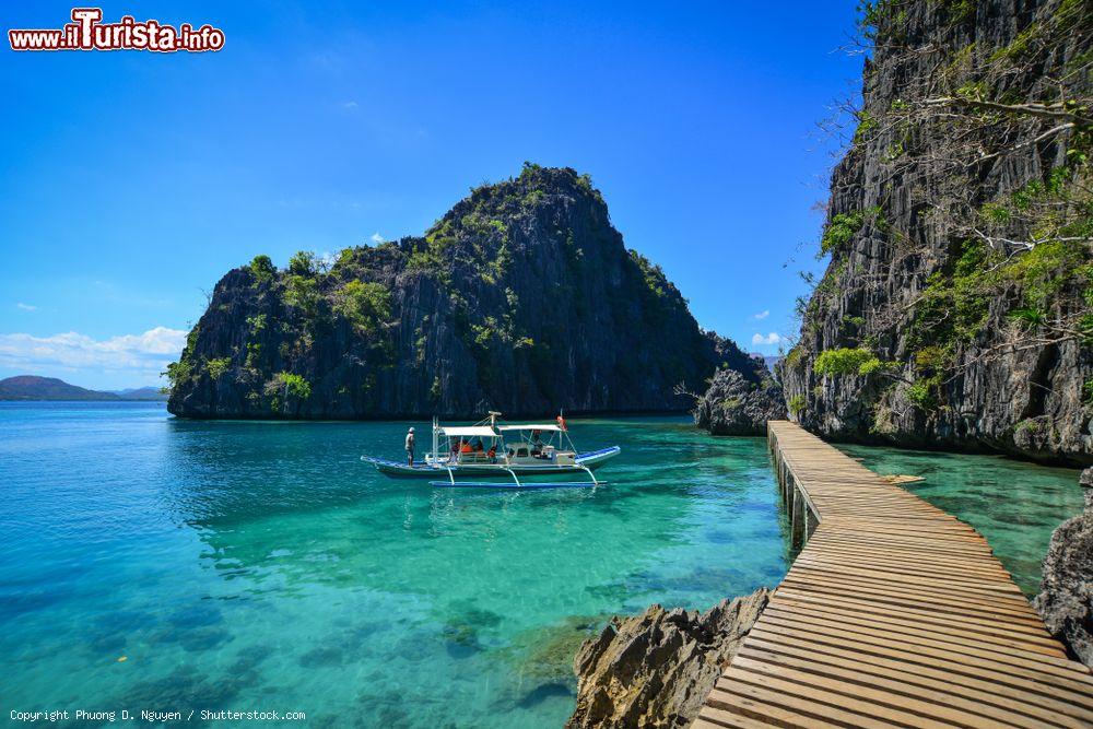 Immagine Escursione in barca sul mare di Palawan, isola nelle Filippine, famosa per le sue spiagge tropicali - © Phuong D. Nguyen / Shutterstock.com
