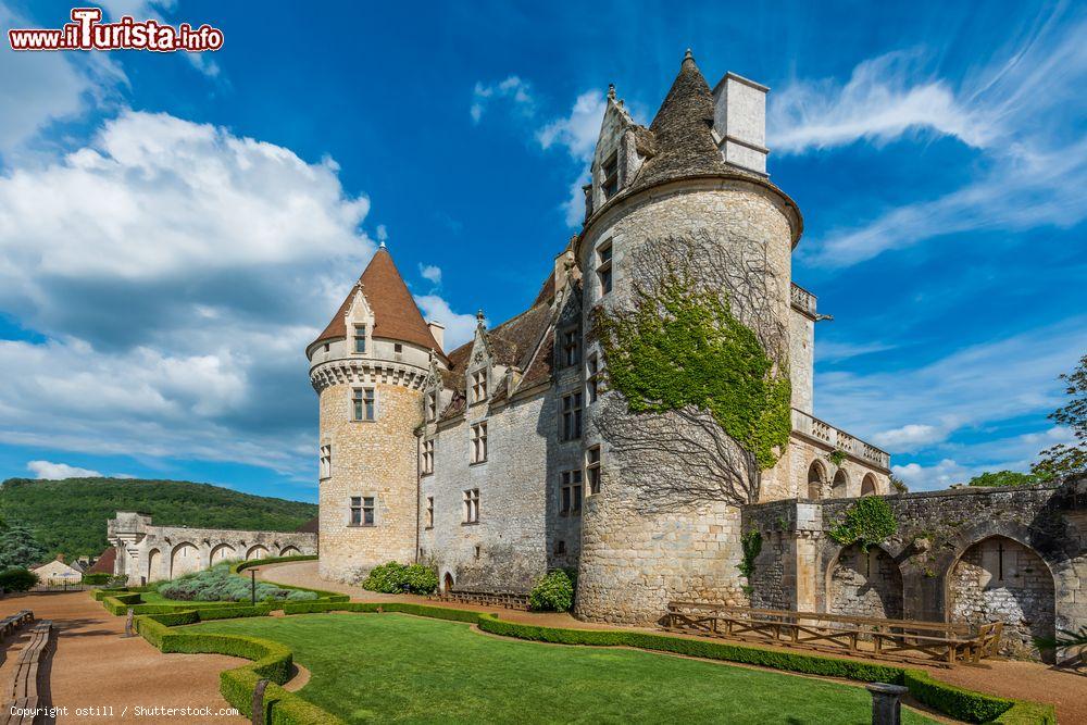 Immagine Esterno del Chateau des Milandes uno dei castelli di Castelnaud-la-Chapelle in Francia . - © ostill / Shutterstock.com