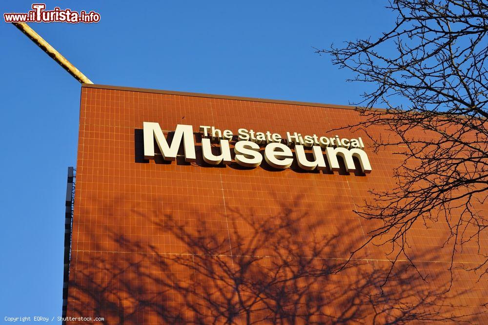 Immagine Esterno dello State Historical Museum del Wisconsin a Madison, Stati Uniti d'America. Con artefatti, fotografie e documenti illustra la storia dello stato e della nazione americana - © EQRoy / Shutterstock.com
