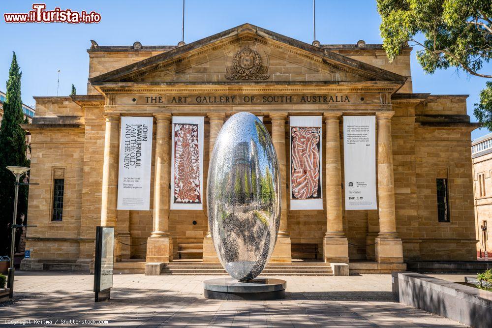 Immagine Facciata e entrata principale dell'Art Gallery of South Australia (AGSA) di Adelaide - © Keitma / Shutterstock.com