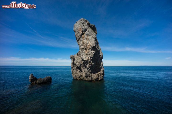 Immagine Il Faraglione di Campese, si trova sul lato meridionale della baia, sulla costa occidentale dell'Isola del Giglio, in Toscana - © michelecaminati / Shutterstock.com