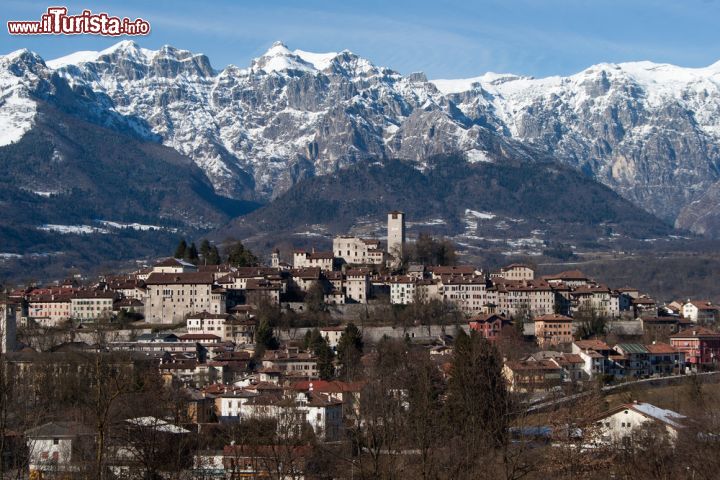 Immagine Feltre e le montagne del Bellunese fotografate in inverno