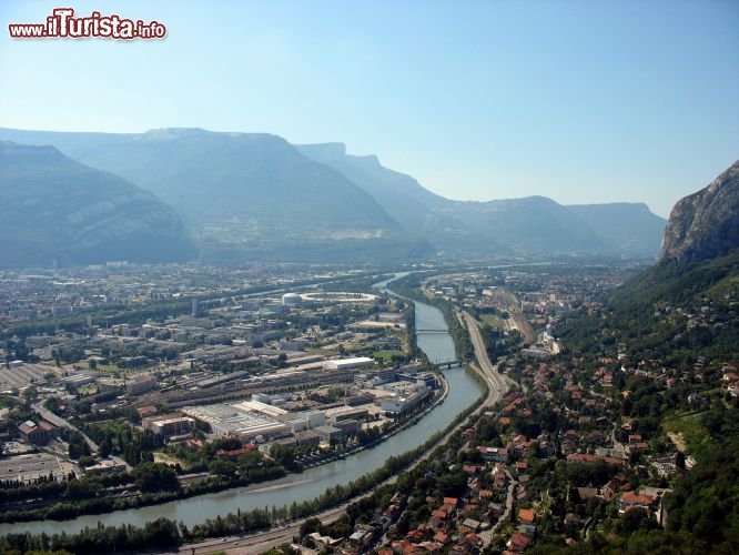 Immagine Fiume Isère a Grenoble (Francia).