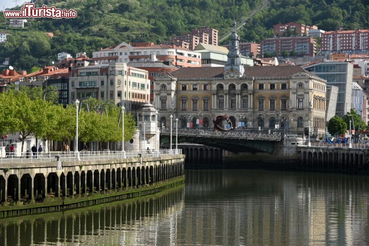 Immagine Il fiume Nervión attraversa tutta la città basca di Bilbao prima di sfociare, 12 km più a nord, nell'Oceano Atlantico - foto © Centrill Media / Shutterstock