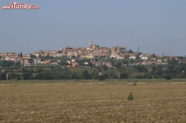Immagine Foiano della Chiana; panorama della città della Valdichiana, non distante da Arezzo in Toscana - 