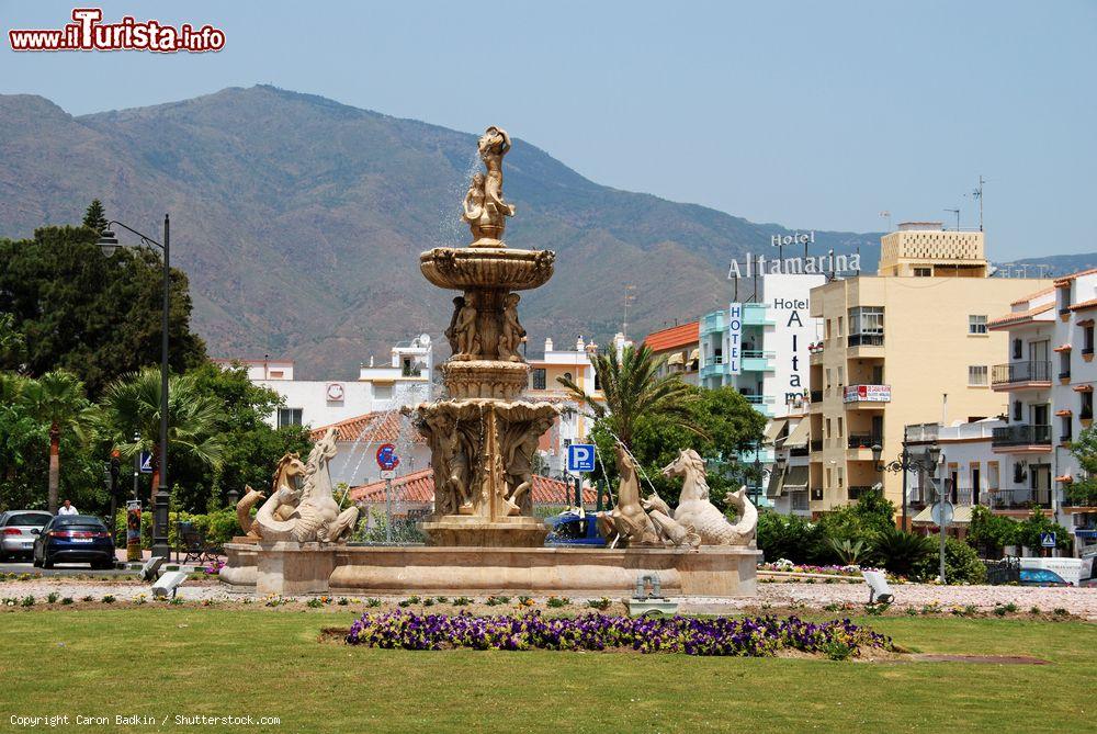 Immagine La bella fontana all'incrocio fra Avenida Juan Carlos I° e Avenida de Espana a Estepona, Spagna - © Caron Badkin / Shutterstock.com