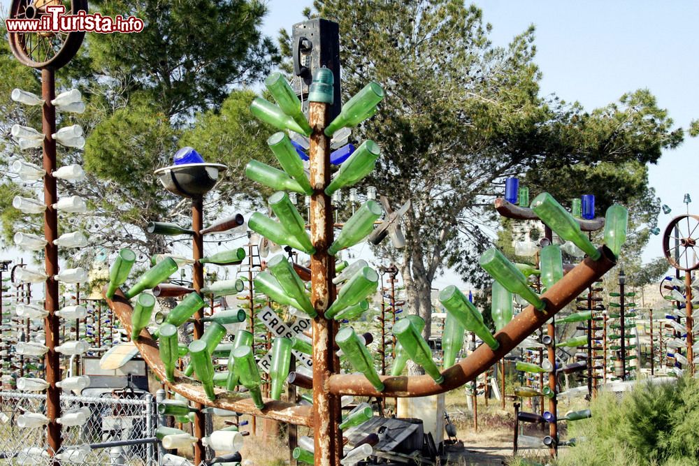 Immagine Foresta di Bottiglie in un campo di Victorville nella California del Sud