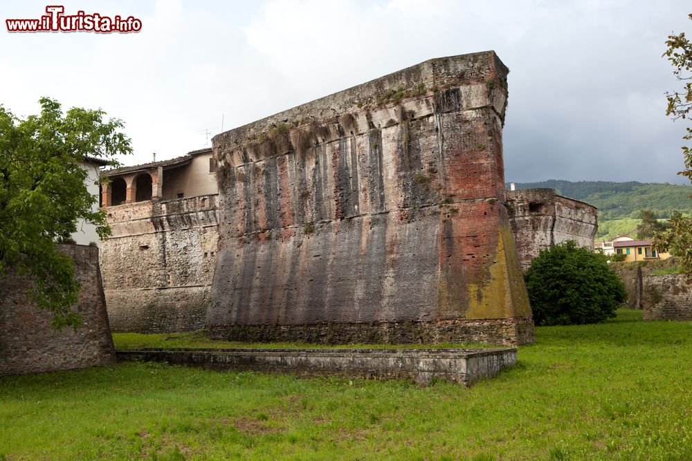 Immagine La fortezza di Sansepolcro, detta anche Fortezza Medicea, Arezzo, Toscana. Questa costruzione militare fu realizzata da Giuliano da Sangallo su richiesta dei Medici agli inizi del sedicesimo secolo.