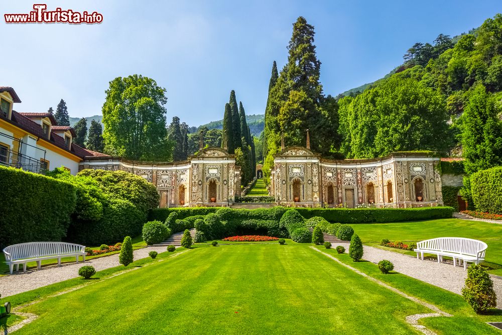 Immagine Gli splendidi giardini di Villa d'Este a Cernobbio, lago di Como, Lombardia.