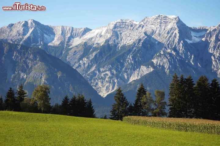 Immagine I paesaggi montuosi della regione di Hall in Tirol e Wattens - © Swarovski Kristallwelten