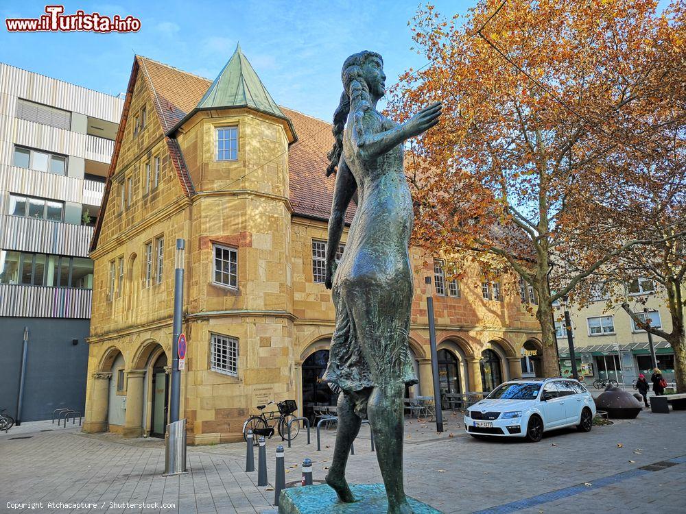 Immagine Heilbronn, Germania una scultura ne centro storico. - © Atchacapture / Shutterstock.com