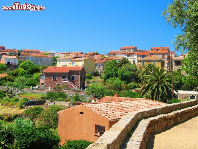 Immagine I tetti delle case antiche di Cargese, Corsica